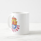 Mug Flag of Darmstadt, Germany (Devant gauche)