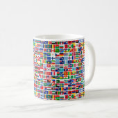Mug Flags de la nation World All Countries (Devant droit)