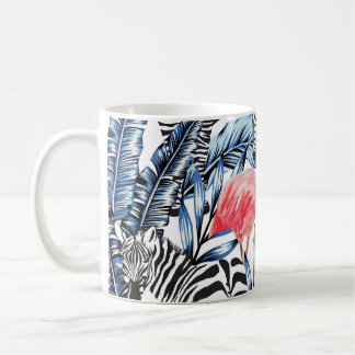 Mug Flair tropical : Flamant rose Zebra Paradise