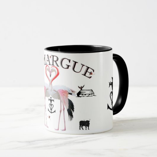 mug flamant camargue (Devant droit)
