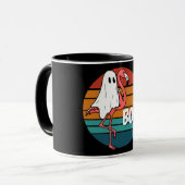Mug Flamant Fantôme Drôle Halloween (Devant gauche)