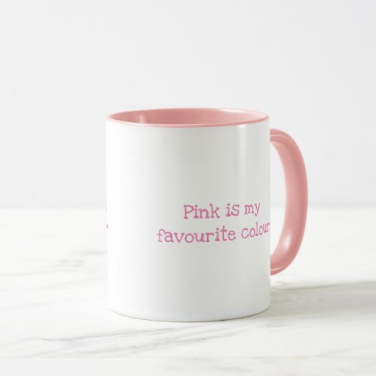 Mug Flamant rose (Devant droit)