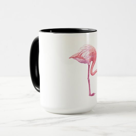 Mug Flamant rose (Devant gauche)