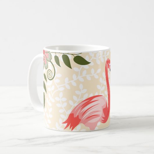 Mug Flamant rose (Devant gauche)