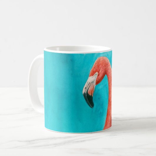 Mug Flamant rose (Devant gauche)