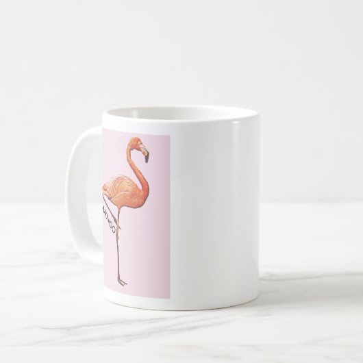 Mug flamant rose (Devant gauche)