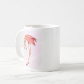 Mug Flamant rose avec Cocktail (Devant gauche)