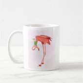 Mug Flamant rose avec Cocktail (Gauche)