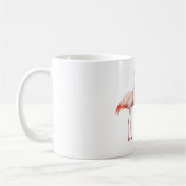 Mug Flamant rose avec noeud rose (Gauche)