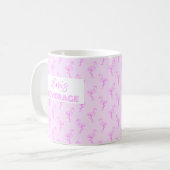 Mug Flamant rose Awake Stand sur une jambe (Devant gauche)