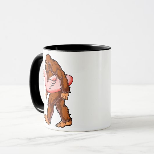 Mug Flamant rose Bigfoot (Devant gauche)