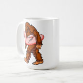 Mug Flamant rose Bigfoot (Devant gauche)