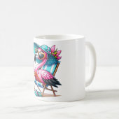 Mug Flamant rose cool (Devant droit)