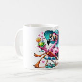 Mug Flamant rose cool (Devant gauche)