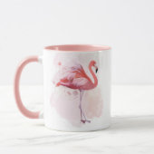 Mug Flamant rose de bouffée (Gauche)