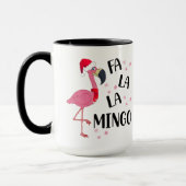 Mug Flamant rose de Noël (Gauche)