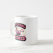 Mug Flamant rose de retraite amusant à la retraite (Devant gauche)
