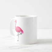 Mug Flamant Rose de Style Cartoon (Devant gauche)