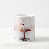 Mug Flamant Rose Debout en Impression d'Art à l'Aquare (Centre)