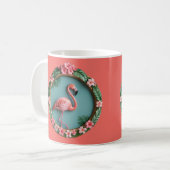 Mug Flamant rose d'équilibre (Devant gauche)