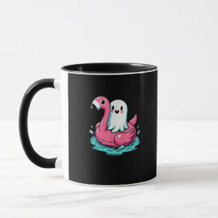 Mug Flamant rose éffrayant Funny Éffrayant Été Été Eté