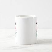 Mug Flamant rose et fleurs (Centre)