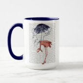 Mug Flamant rose et parasol (Gauche)