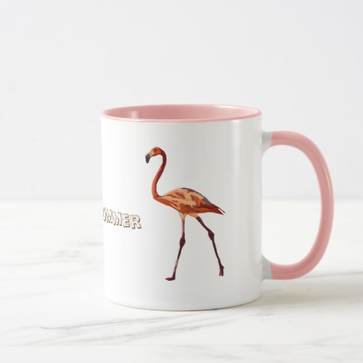 Mug Flamant rose Été Mood Ringer Combo Mug144 (Droite)