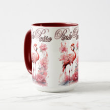Flamant rose expressif | Aquarelle et art floral
