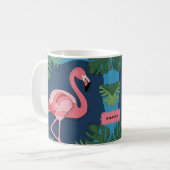 Mug Flamant rose Geo (Devant gauche)