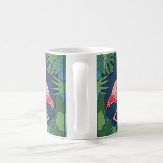 Mug Flamant rose Geo (Poignée)