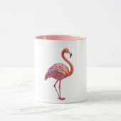 Mug Flamant rose géométrique (Centre)