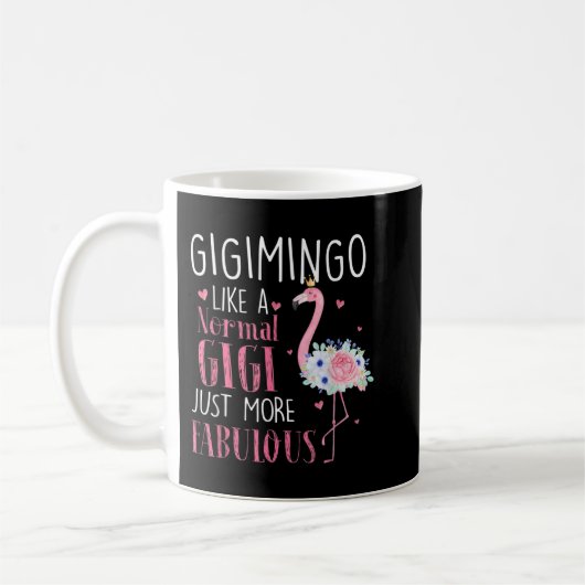 Mug Flamant rose Gigimingo comme un Gigi Cadeaux norma (Gauche)