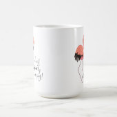 Mug Flamant Rose Mignon Texte Totalement Flamboyant Dr (Centre)
