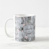 Mug Flamant rose Orchidée Tropical Motif Grey ID868 (Gauche)