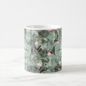 Mug Flamant rose Orchidée Tropical Motif Sage ID868 (Centre)