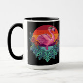 Mug Flamant rose PINK Coucher de soleil (Gauche)