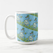 MUG FLAMANT ROSE POLKA DOT VERT, FUNNY ST. JOUR DE PAT (Gauche)