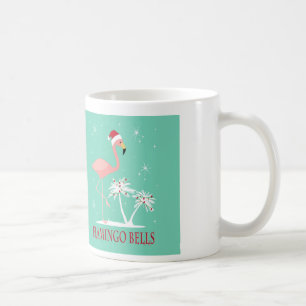 MUG FLAMANT ROSE RETRO NOËL VINTAGE MODERNE