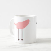 Mug Flamant rose rose (Devant gauche)