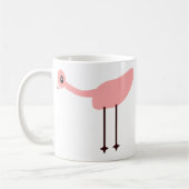 Mug Flamant rose rose (Gauche)