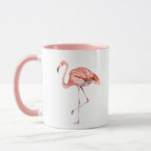 Mug Flamant rose rose (Gauche)