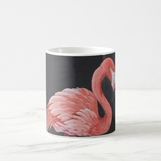Mug Flamant rose rose chaud (Centre)
