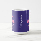 Mug Flamant rose Rose Comme Heart Pastel | Ajouter un (Centre)