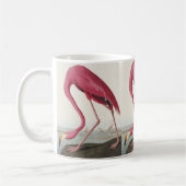 Mug Flamant rose rose des oiseaux d'Amérique (Gauche)