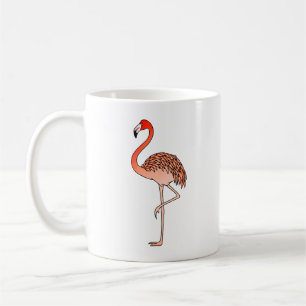 Mug Flamant rose rose Lineart-57667