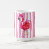 Mug Flamant rose rose mignon et coloré (Centre)