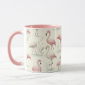 Mug Flamant rose soigné (Gauche)