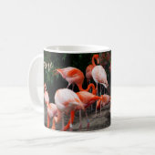 Mug Flamant rose tropical décoratif (Devant gauche)