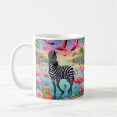 Mug Flamant Tropical et Zèbre (Gauche)